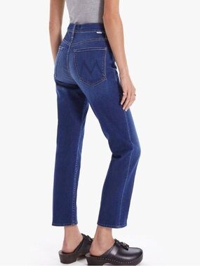 MOTHER Tomcat Snipped in the Bud crop straight jeans 31